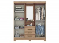 ARMOIRE CAMPBELL REF B24-198 (2PC) 4 PTS 3TIRS JE